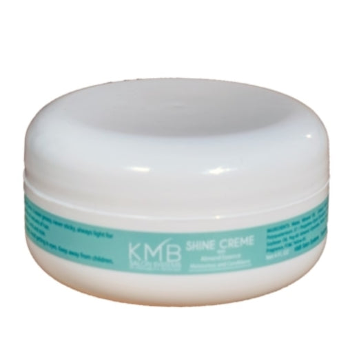 KMB Salon Shine Creme conditions the hair while adding a rich and luxurious sheen. KMB Shine Creme is never greasy, never sticky and always light for more manageable styling versatility for today's hair. 