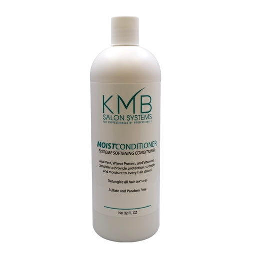 Is formulated to soften natural hair and infuse moisture into the hair shaft.  MoistConditioner is infused with wheat protein to improve tensile strength and reduce moisture loss to hair.  
