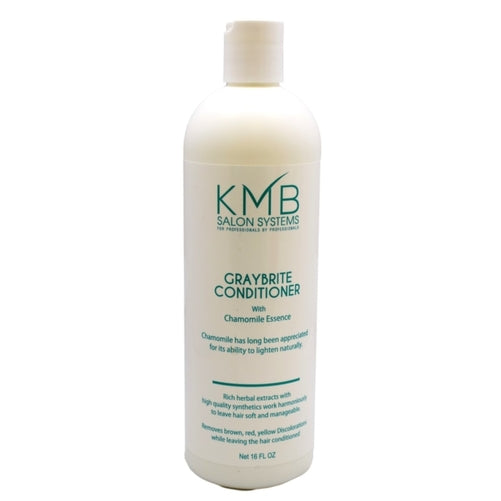 A silicone based formula that conditions gray hair while it removes yellow, green and brown cast. Can also be used to bring the platinum coloring back to life for color treated hair.  Graybrite is paraben and sulfate free and is not animal tested